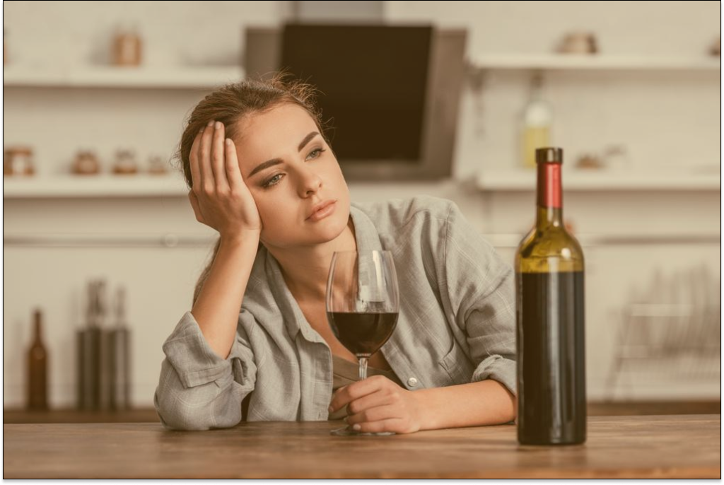 алкоголизм у женщины